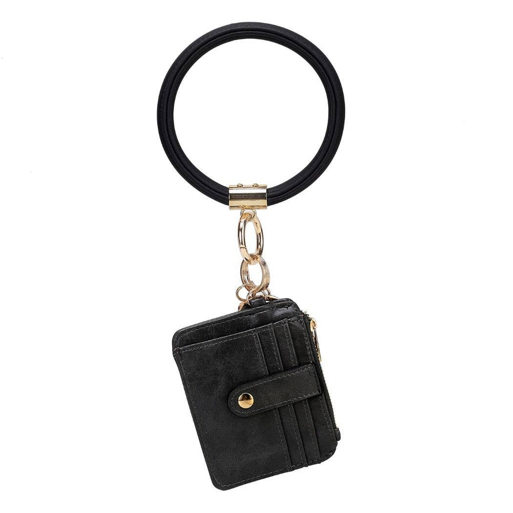 Jordyn Bracelet Keychain with a Credit Card Holder by Mia k