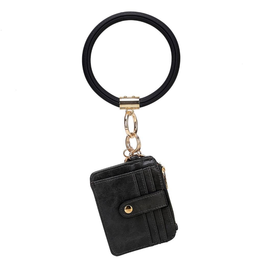 Jordyn Bracelet Keychain with a Credit Card Holder by Mia k