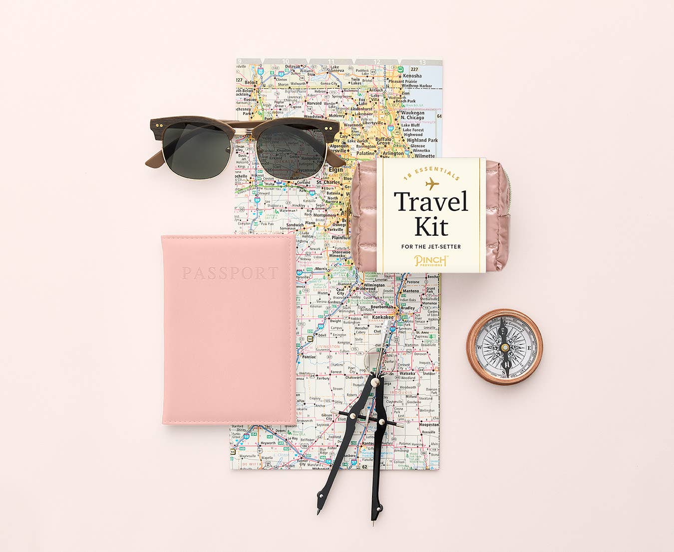 Emergency Travel Kit | Puffer Pouch with All Your Travel Essentials Inside