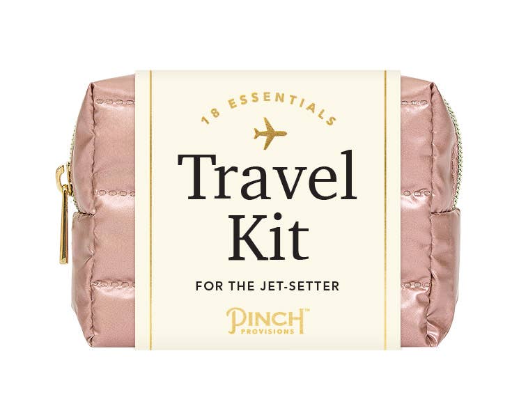 Emergency Travel Kit | Puffer Pouch with All Your Travel Essentials Inside