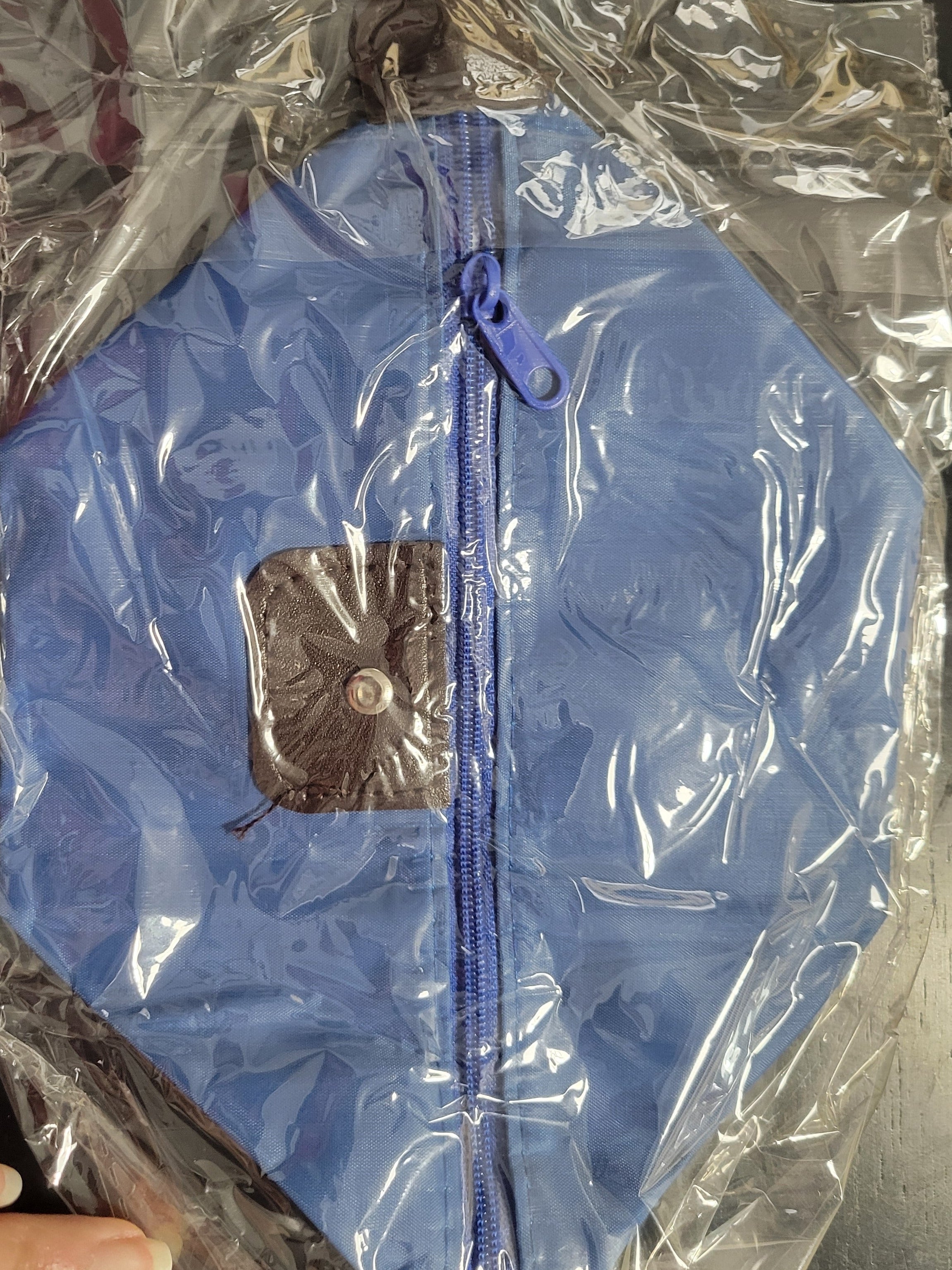 Dark Blue Waterproof Makeup Bag