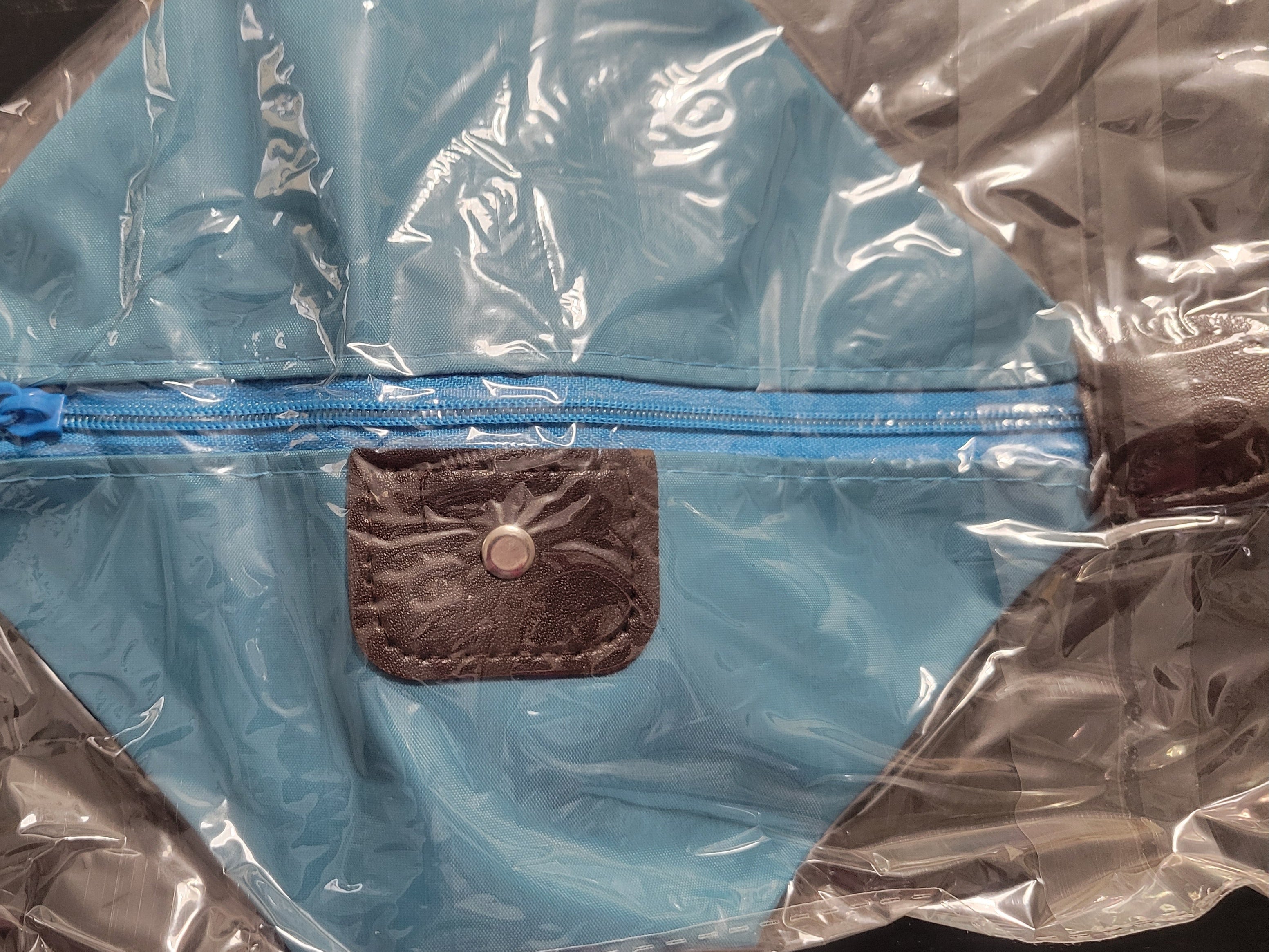 Light Blue Waterproof Makeup Bag