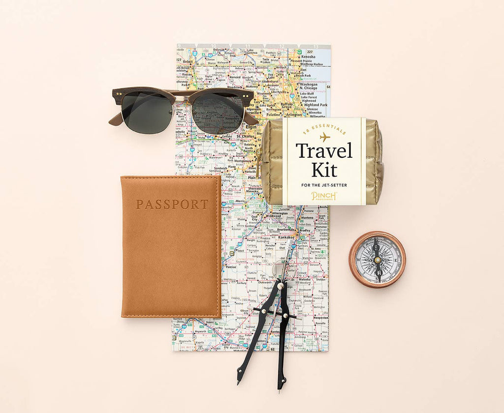 Emergency Travel Kit | Puffer Pouch with All Your Travel Essentials Inside