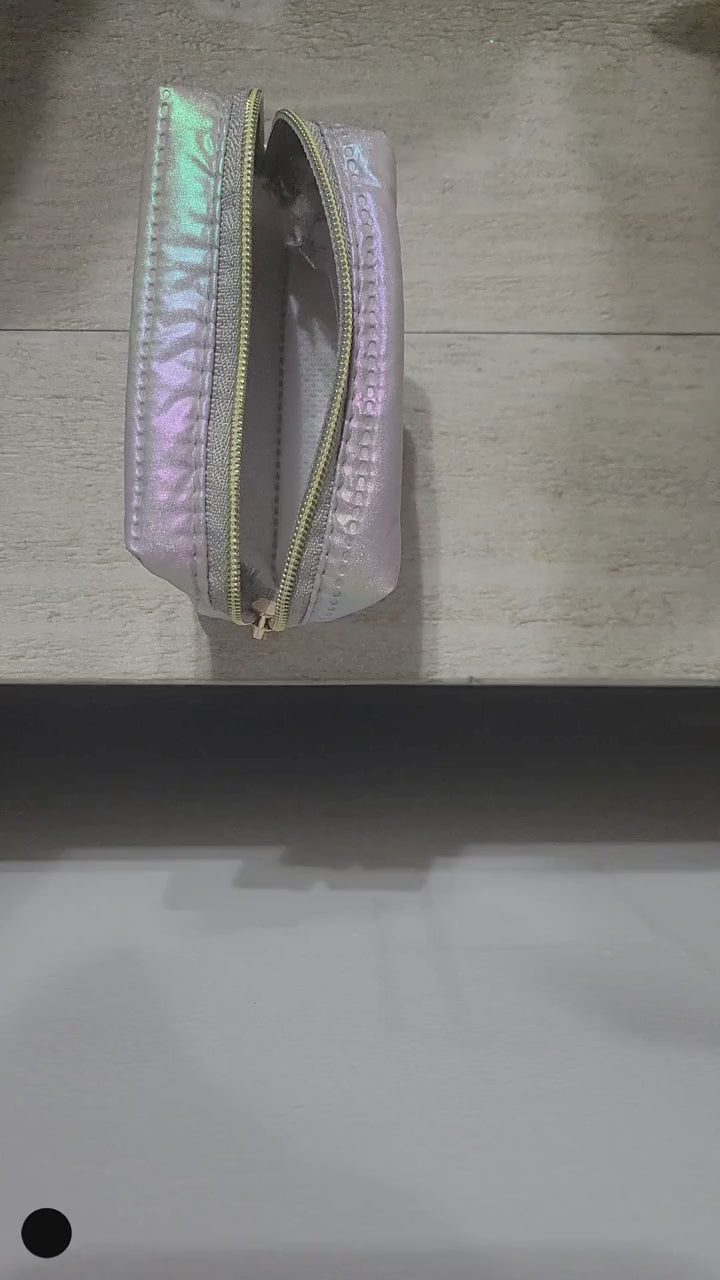 Bon Voyage Emergency Travel Kit | French-inspired, basketweave vegan leather pouch holds 18 essentials for taking your travels to the next level